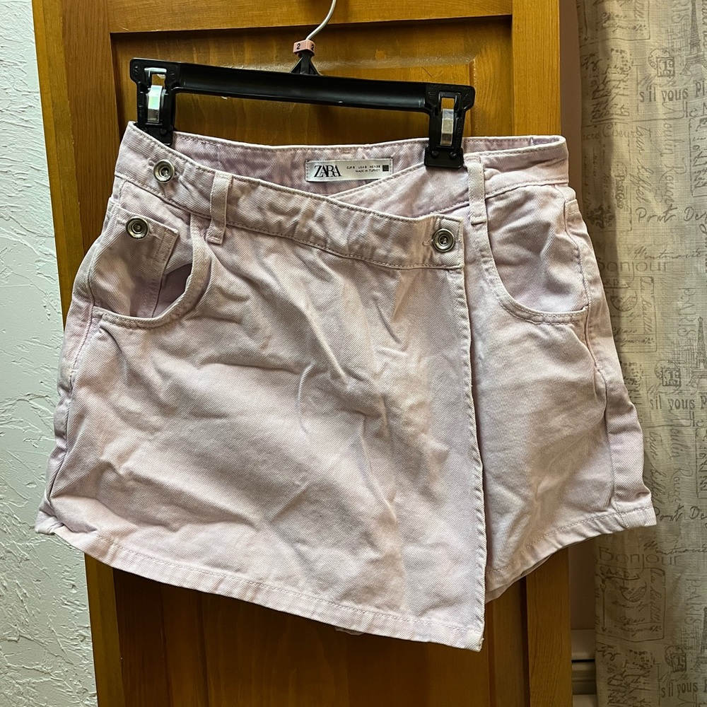 ZARA JEAN SKORT WOMENS SIZE S